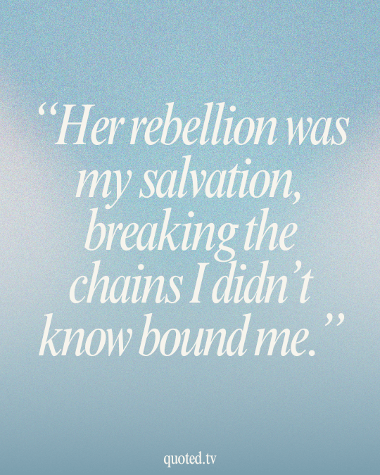 Her rebellion was my salvation, breaking the chains I didn’t know bound me.